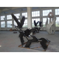 Бронзовая животная птица Скульптуры Лебединая скульптура на открытом воздухе